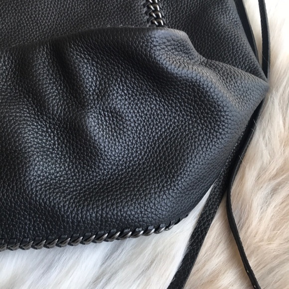 Coach Black Tatum Studded Tall Tote EUC - Picture 5 of 12